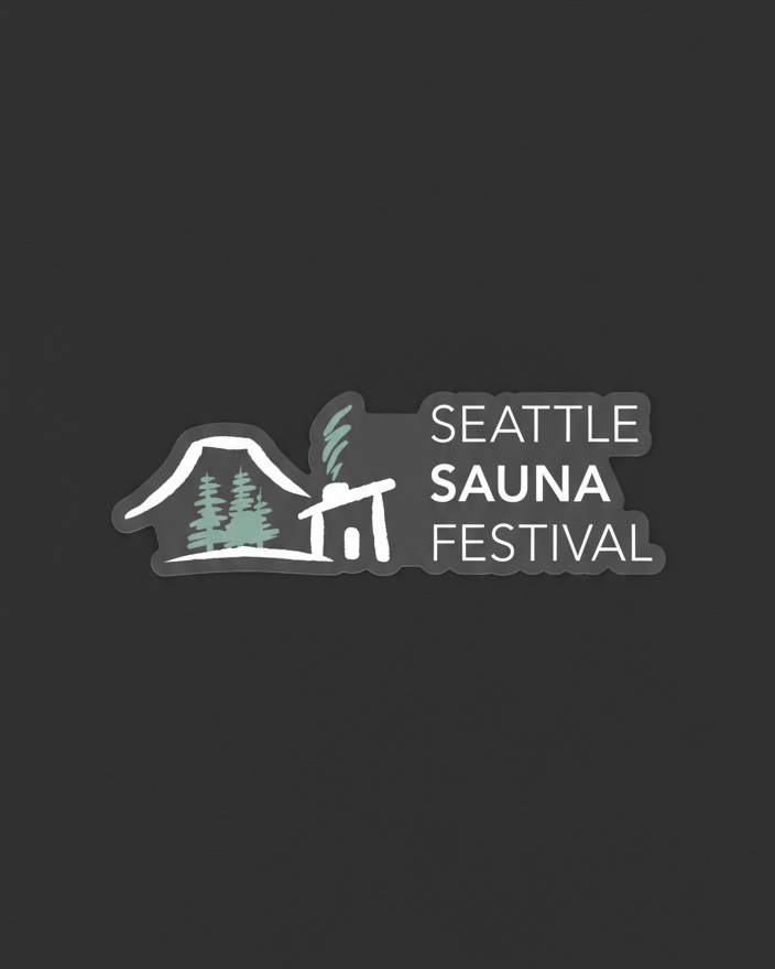 Seattle Sauna Festival Die Cut Sticker
