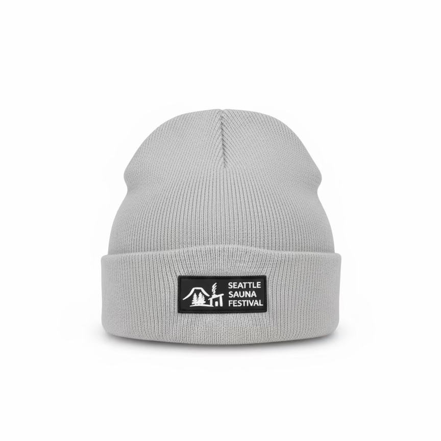 Seattle Sauna Festival Knit Beanie