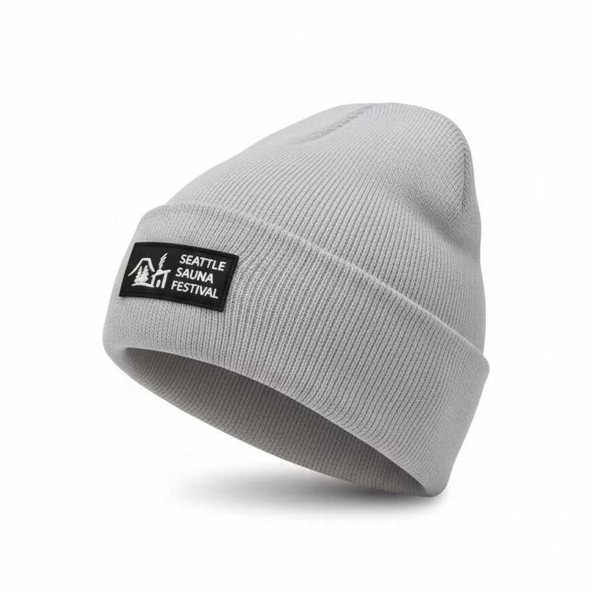Seattle Sauna Festival Knit Beanie