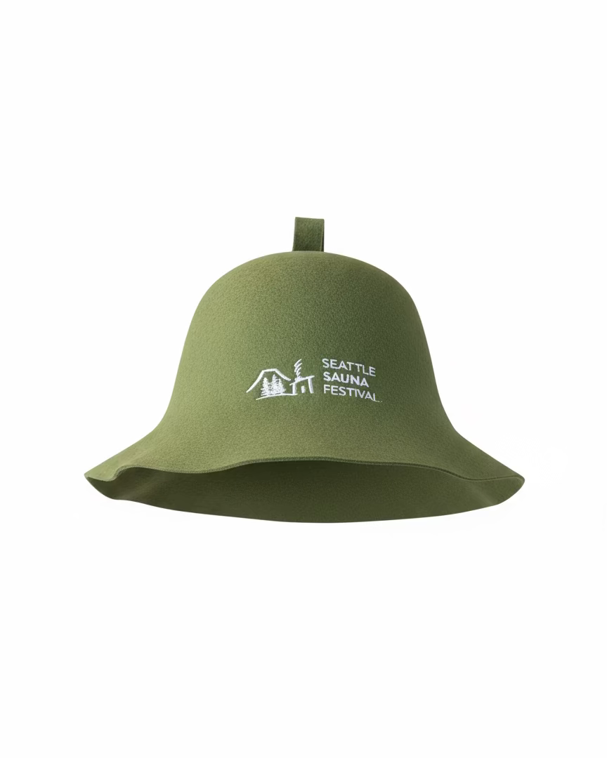 Merino Wool Sauna Hat