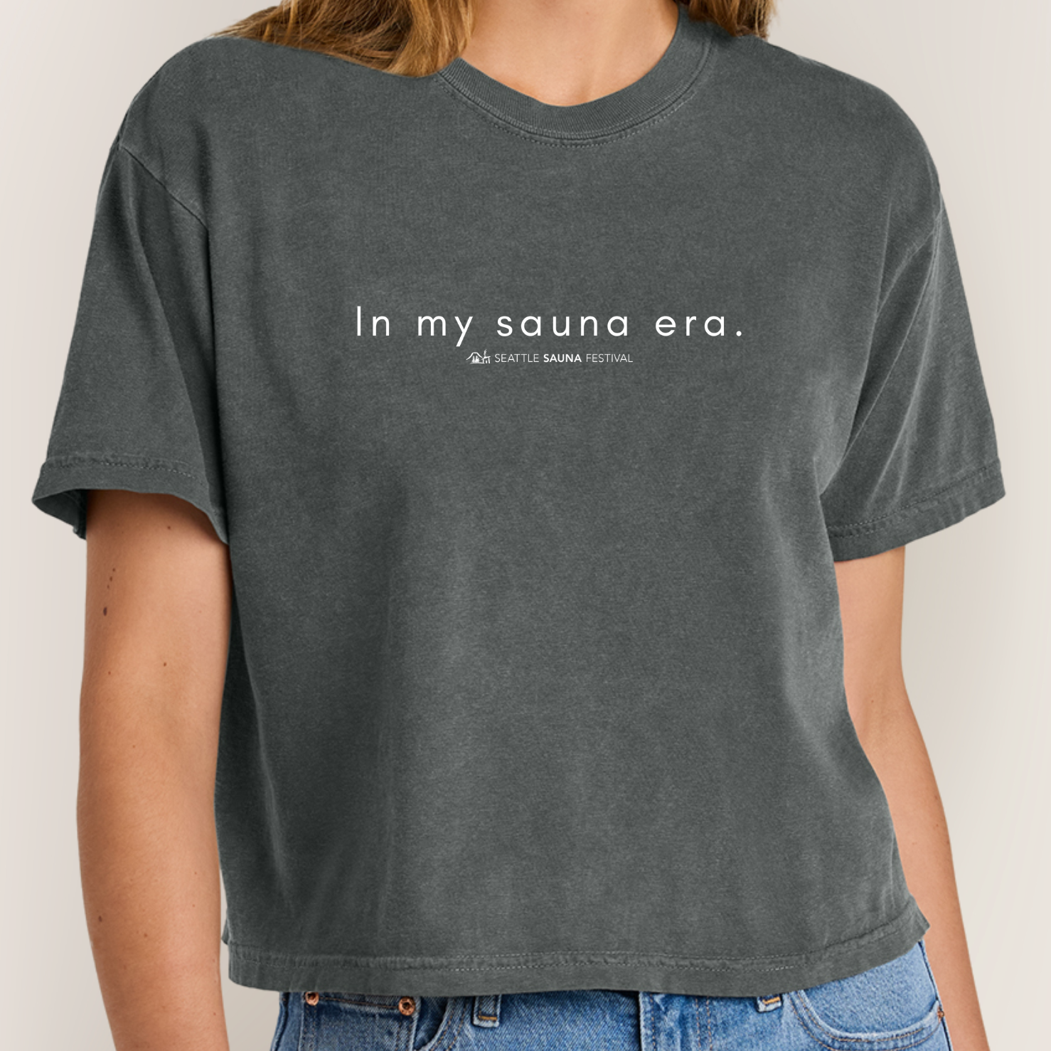 In my sauna era Boxy Tee